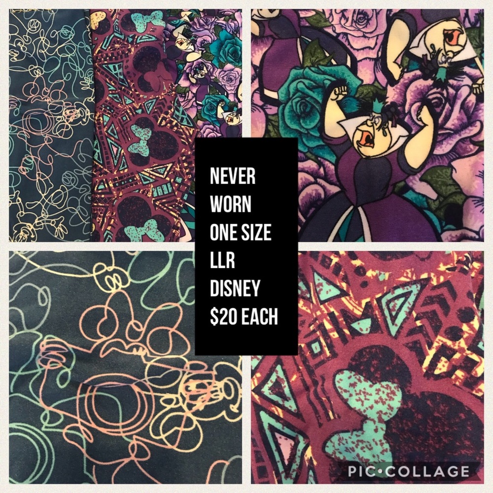 Lularoe DISNEY LEGGINGS!! OS